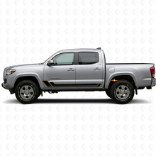 Kit de vinilo con franjas gemelas para paneles laterales para Toyota Tacoma 2015-2023 2