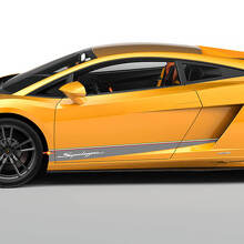 Kit di Adesivi Laterali a Strisce Stile Italiano per Lamborghini Gallardo LP570-4 2