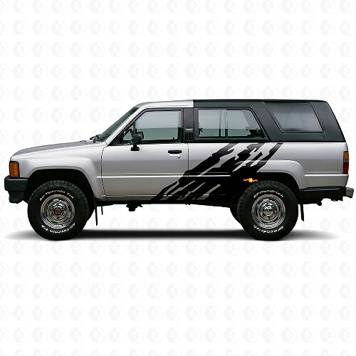 Mud Splash Graphic Side Vinyl Decal for Toyota 4Runner 1984-1989 1