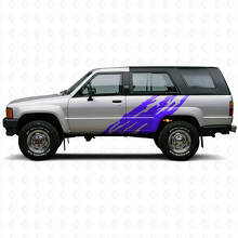 Mud Splash Graphic Side Vinyl Decal for Toyota 4Runner 1984-1989 2