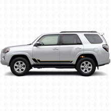 Kit de calcos de vinilo para paneles laterales con franjas gemelas para Toyota 4Runner 2009-2024 2