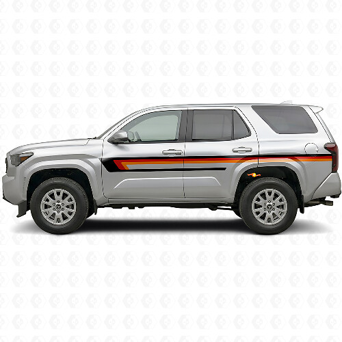 Triple Stripes Door Side Vinyl Decal for Toyota 4Runner 2024+ 1