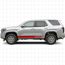 Déco vinyle à rayures damier pour bas de caisse Toyota 4Runner 2024+ 3