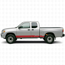 Intertwined Stripes Rocker Panel Vinyl Decal for Toyota Tundra 1999-2006 3