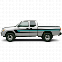 Triple Stripes Door Side Vinyl Decal for Toyota Tundra 1999-2006 2