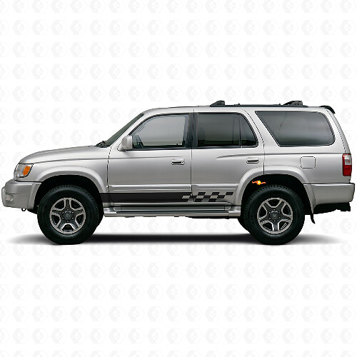 Autocross Stripes Rocker Panel Vinyl Decal for Toyota 4Runner 1995-2002 1