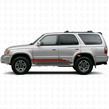Curved Stripes Rocker Panel Vinyl Decal Kit for Toyota 4Runner 1995-2002 3