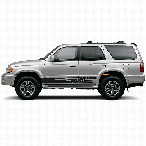 Decorated Stripes Rocker Panel Vinyl Decal for Toyota 4Runner 1995-2002 1