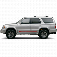 Autocross Curved Stripes Rocker Panel Vinyl Decal for Toyota 4Runner 1995-2002 3