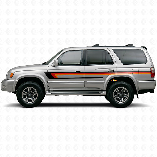 Triple Stripes Door Side Vinyl Decal for Toyota 4Runner 1995-2002