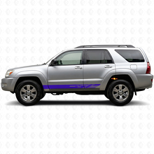 Autocollant en vinyle décoratif à bandes pour bas de caisse Toyota 4Runner 2002-2009 2