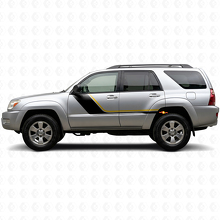Kit de vinilo lateral con franjas gemelas para Toyota 4Runner 2002-2009 2