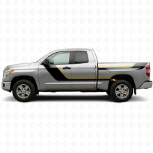 Twin Stripes Door and Rear Side Vinyl Decal Kit for Toyota Tundra 2007-2021 2