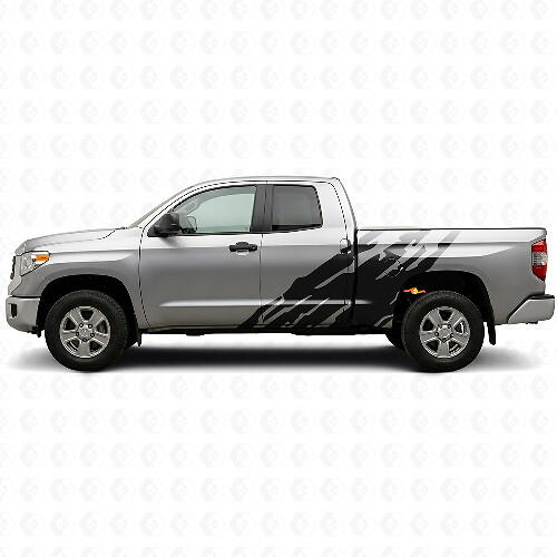Mud Splash Graphic Side Vinyl Decal for Toyota Tundra 2007-2021 1