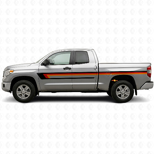 Triple Stripes Door Side Vinyl Decal for Toyota Tundra 2007-2021 1