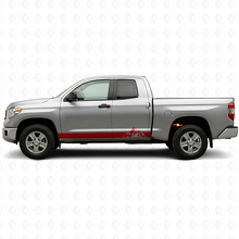 Mountains Style Stripes Rocker Panel Vinyl Decal Kit for Toyota Tundra 2007-2021 3
