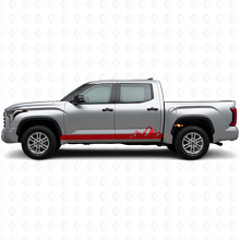 Mountains Thin Stripes Rocker Panel Vinyl Decal for Toyota Tundra 2022+ 3