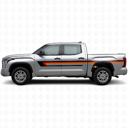 Triple Stripes Door Side Vinyl Decal for Toyota Tundra 2022+