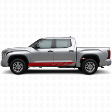 Vinyl Decal with Decorated Stripes for Toyota Tundra 2022+ Rocker Panel 3