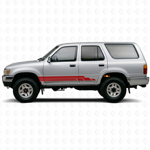 Curved Stripes Rocker Panel Vinyl Decal Kit for Toyota 4Runner 1989-1995_3