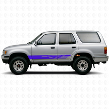 Adorned Stripes Rocker Panel Vinyl Decal for Toyota 4Runner 1989-1995 2