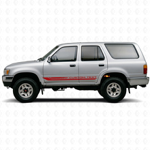 Tartan Curved Stripes Rocker Panel Vinyl Decal for Toyota 4Runner 1989-1995 3