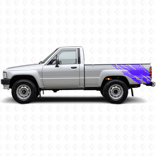 Mud Splash Graphic Rear Side Vinyl Decal for Toyota Hilux 1983-1988 2