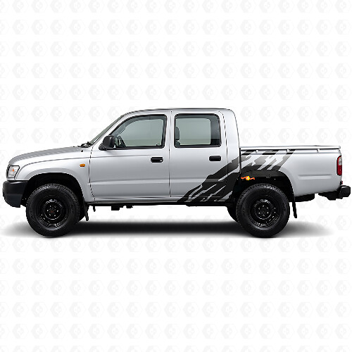 Mud Splash Graphic Side Vinyl Decal for Toyota Hilux 1997-2004 1