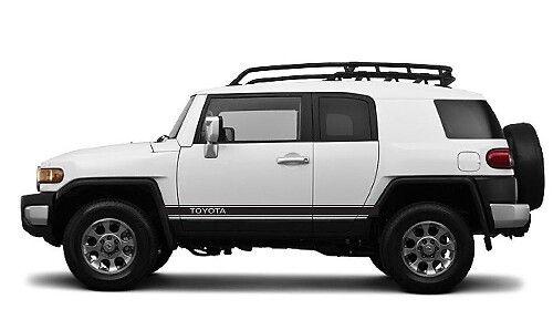 Toyota Door Side Stripe Vinyl Decals For Toyota FJ Cruiser
