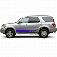Autocross Stripe Rocker Panel Vinyl Decal for Toyota Sequoia 2000–2007 2