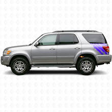 Mud Splash Graphic Rear Side Vinyl Decal for Toyota Sequoia 2000-2007 2