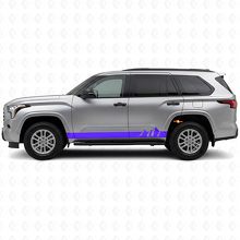 Mountains Large Stripes Rocker Panel Vinyl Decal for Toyota Sequoia 2022+ 2