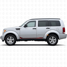 Racing Style Side Stripes Vinyl Decal for Dodge Nitro 2007-2011 2