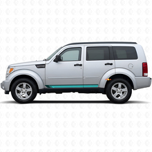 Vintage Straight Stripes Side Vinyl Decal for Dodge Nitro 2007-2011 2