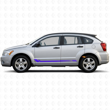 Honeycomb Stripes Side Vinyl Decal for Dodge Caliber 2007-2012 2