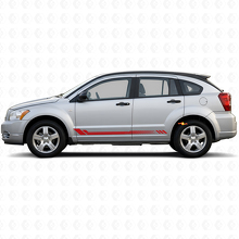 Honeycomb Stripes Side Vinyl Decal for Dodge Caliber 2007-2012 3