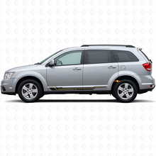 Curved Stripes Rocker Panel Vinyl Decal for Dodge Journey 2009-2020 2