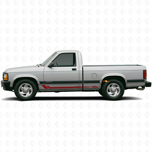 Honeycomb Stripes Side Vinyl Decal for Dodge Dakota 1987-1996 3