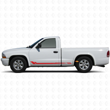 Honeycomb Stripes Side Vinyl Decal for Dodge Dakota 1997-2004 3