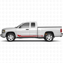 Honeycomb Stripes Side Vinyl Decal for Dodge Dakota 2005-2011 3
