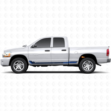 Adhesivo de vinilo con rayas laterales estilo racing para Dodge Ram 1500 2002-2008 2