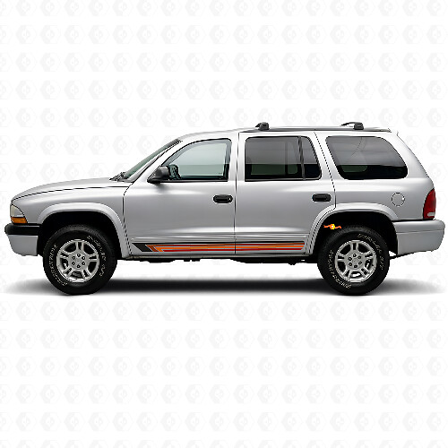 Vintage Straight Stripes Side Vinyl Decal for Durango 1998-2003 1