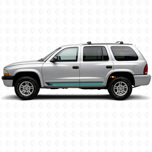 Vintage Straight Stripes Side Vinyl Decal for Durango 1998-2003 2