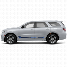 Autocross Flag Side Stripes Vinyl Decal for Dodge Durango 2011+ 2