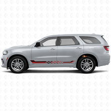 Autocross Flag Side Stripes Vinyl Decal for Dodge Durango 2011+ 3