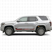 Déco Vinyle Bandes Latérales Drapeau à Damier pour Toyota 4Runner 2024+ 3