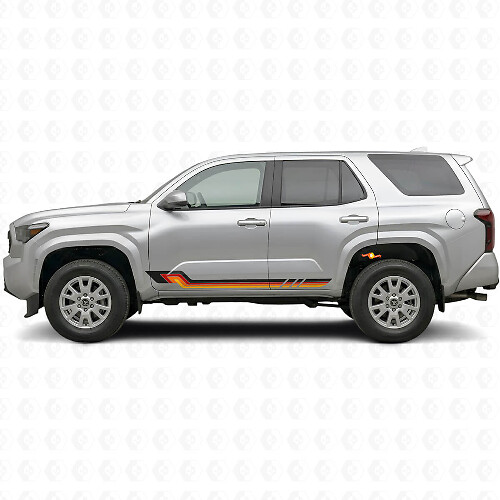 Vintage Style Side Stripes Vinyl Decal for Toyota 4Runner 2024+