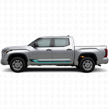 Adesivo de Faixas Laterais em Vinil Estilo Vintage para Toyota Tundra 2022+ 2