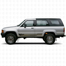 Curved Stripes Rocker Panel Vinyl Decal for Toyota 4Runner 1984-1989_2