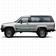 Vintage Style Side Stripes Vinyl Decal for Toyota 4Runner 1984-1989_2